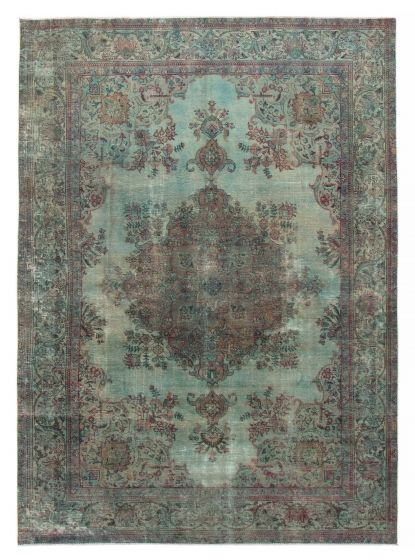 Turkish Color Transition 7'9" x 11'2" Hand-knotted Wool Rug 