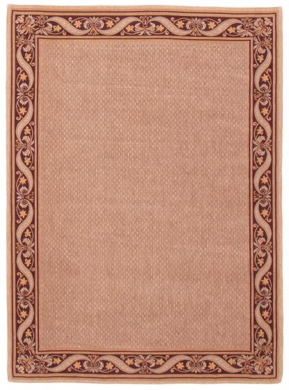 Belgium Lotus Mod 5'9" x 7'9" Machine Woven Chenille Rug 