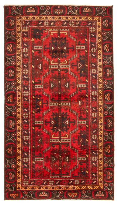 Turkish Melis Vintage 3'10" x 6'11" Hand-knotted Wool Rug 