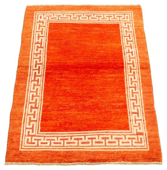 Pakistani Peshawar Ziegler 4'1" x 6'1" Hand-knotted Wool Rug 