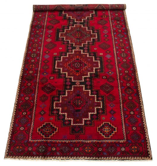 Persian Style 5'2" x 10'10" Hand-knotted Wool Rug 