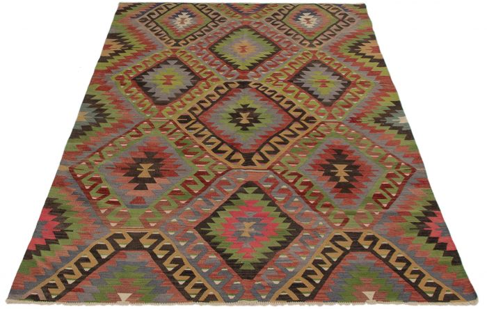 Kilim sivas 6'3" x 10'9" en laine