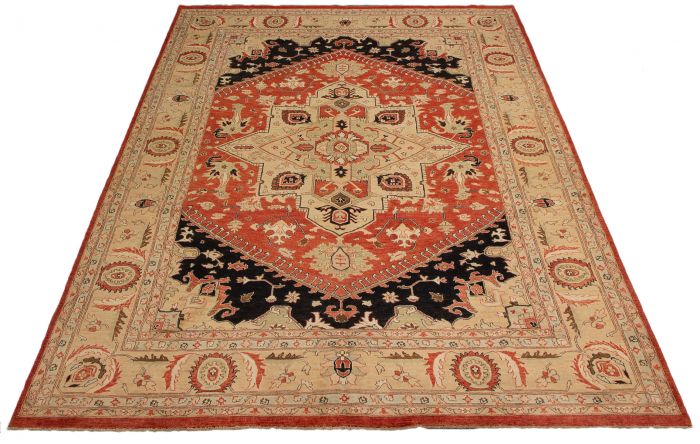 Afghan Chobi Finest 9'9" x 14'5" Hand-knotted Wool Rug 