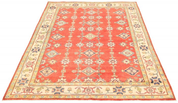 Afghan Finest Ghazni 6'2" x 8'5" Hand-knotted Wool Rug 