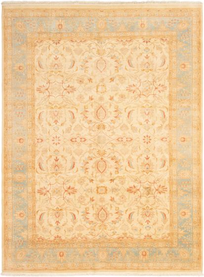 Pakistani Peshawar Oushak 9'0" x 12'0" Hand-knotted Wool Rug 