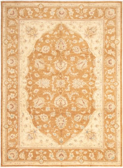 Afghan Chobi Finest 9'10" x 13'6" Hand-knotted Wool Rug 
