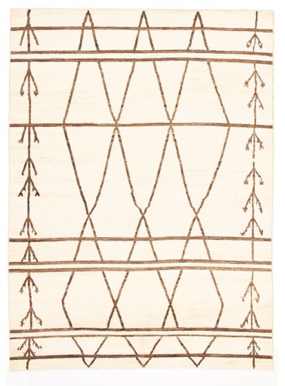 Pakistani Marrakech 8'6" x 11'5" Hand-knotted Wool Rug 