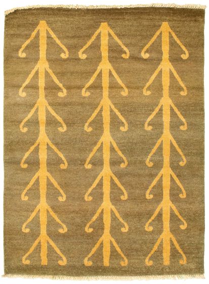 Tapis peshawar ziegler 4'4" x 5'10" en laine