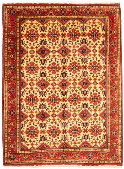 Afghan Finest Kargahi 9'11" x 13'3" Hand-knotted Wool Rug 