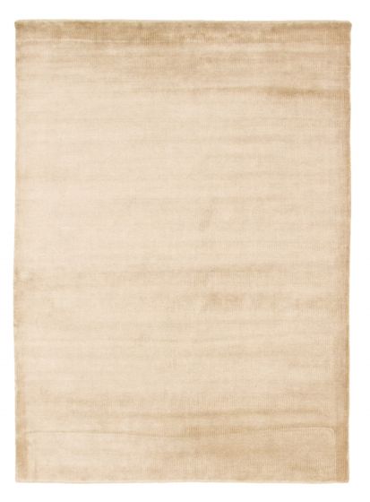 Indian Silk Shadow 5'5" x 7'7" Hand Loomed Wool Rug 