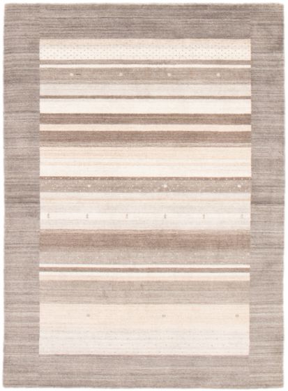 Indo Gabbeh 5'8" x 7'10" Hand Loomed Wool Rug 