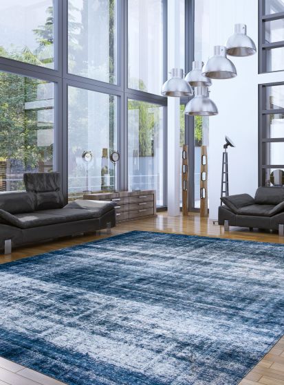 Turkish Color Transition 8'0" x 12'7" Hand-knotted Wool Rug 