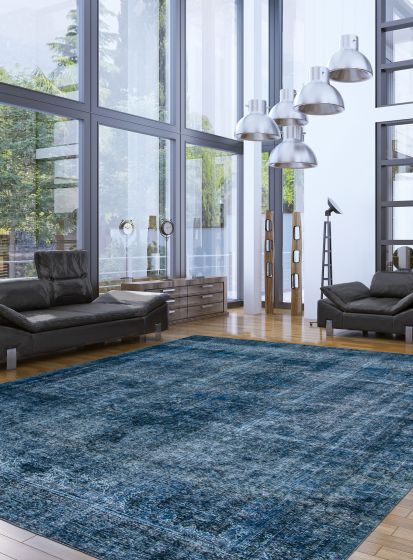 Turkish Color Transition 9'8" x 12'9" Hand-knotted Wool Rug 
