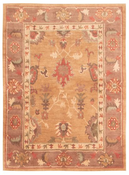 Nepal Opulence 5'0" x 7'0" Hand-knotted Wool Rug 