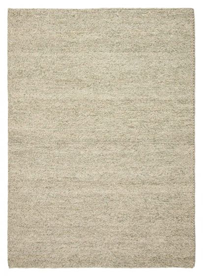 Indian Sienna 5'6" x 7'8" Hand Tufted Wool Rug 