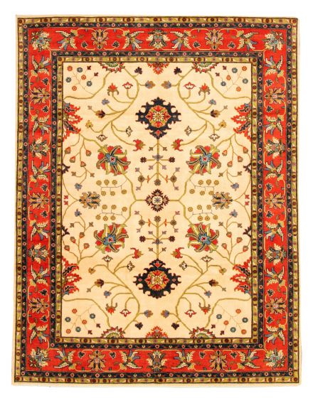 Afghan Finest Ghazni 9'1" x 11'11" Hand-knotted Wool Rug 