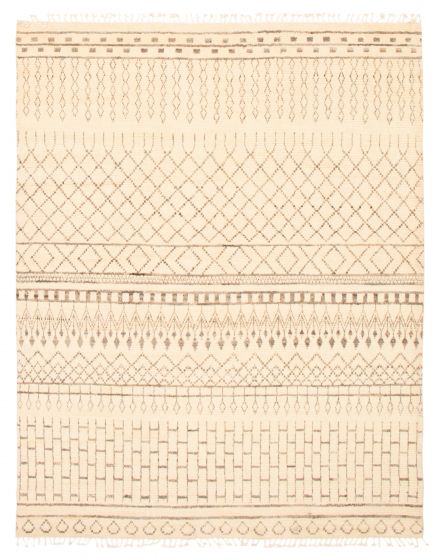 Pakistani Pak Finest Marrakesh 7'11" x 10'1" Hand-knotted Wool Rug 