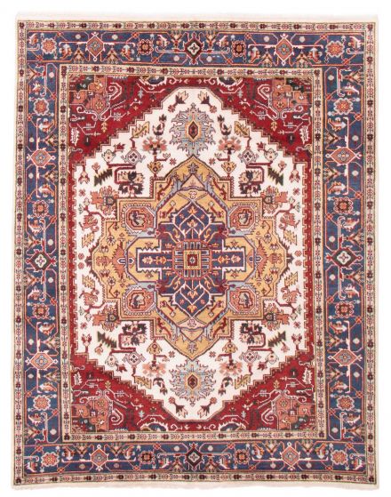 Indian Serapi Heritage 7'11" x 10'0" Hand-knotted Wool Rug 