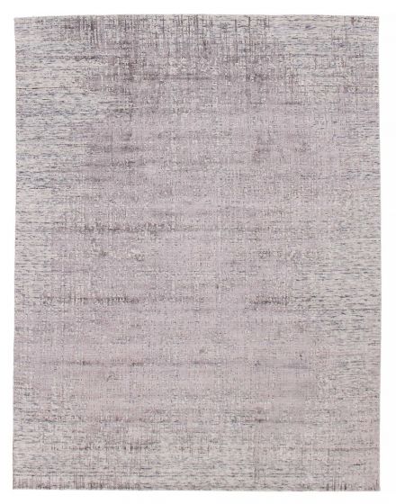 Indian Loreto 8'1" x 10'0" Hand-knotted Silk, Wool Rug 