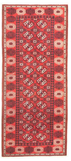 Russia Shiravan Bokhara 3'10" x 9'8" Hand-knotted Wool Rug 