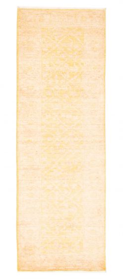 Pakistani Peshawar Oushak 2'9" x 8'1" Hand-knotted Wool Rug 