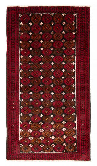 Afghan Royal Baluch 3'5" x 6'3" Hand-knotted Wool Rug 
