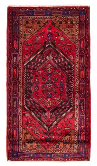 Persian Style 4'4" x 7'10" Hand-knotted Wool Rug 