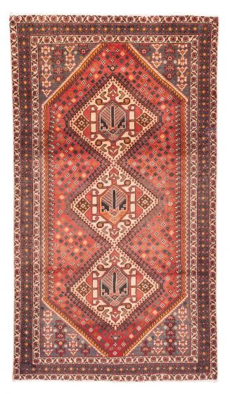 Persian Style 5'1" x 9'4" Hand-knotted Wool Rug 