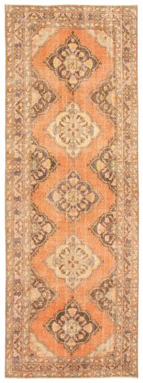 Turkish Anadol Vintage 4'7" x 13'0" Hand-knotted Wool Rug 