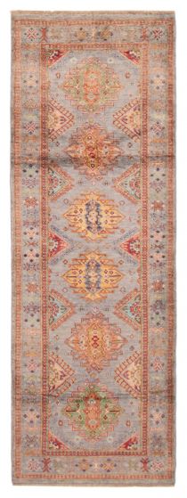Pakistani Modern Ersari 2'9" x 8'0" Hand-knotted Wool Rug 