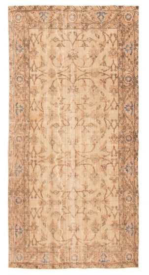Turkish Melis Vintage 3'3" x 6'5" Hand-knotted Wool Rug 