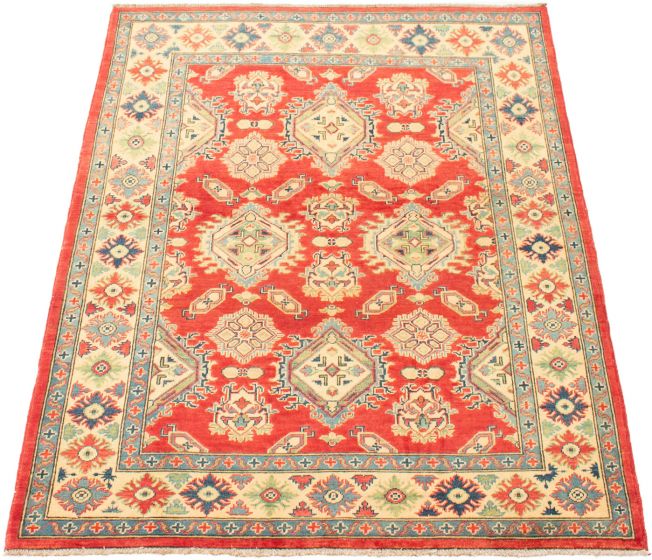 Afghan Finest Ghazni 4'11" x 6'1" Hand-knotted Wool Rug 