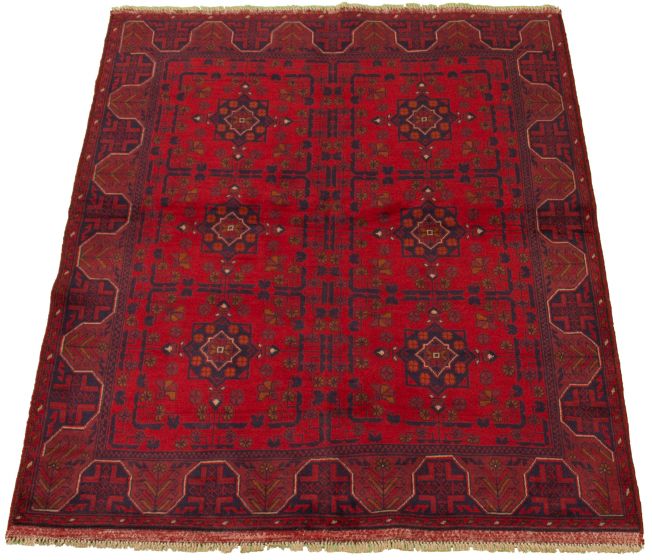 Afghan Finest Khal Mohammadi 5'1" x 6'4" Hand-knotted Wool Rug 