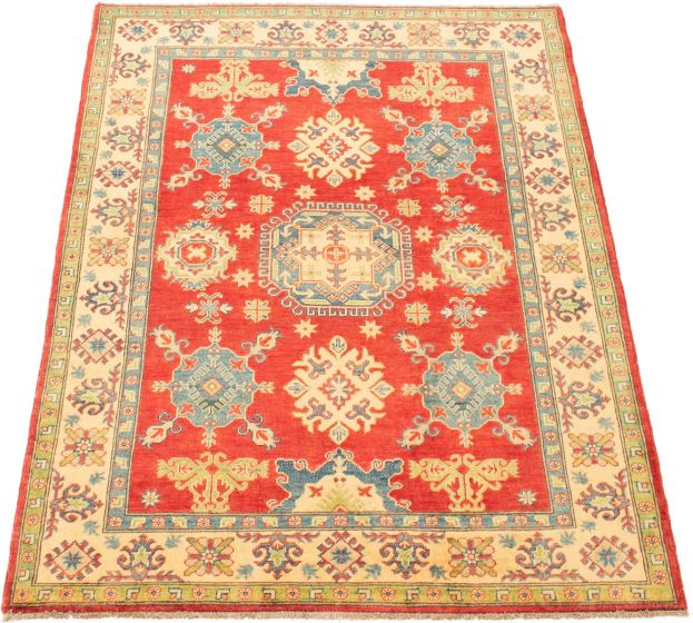 Afghan Finest Ghazni 5'1" x 6'7" Hand-knotted Wool Rug 