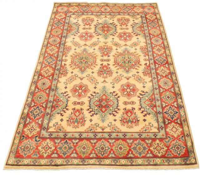 Afghan Finest Ghazni 5'1" x 6'9" Hand-knotted Wool Rug 