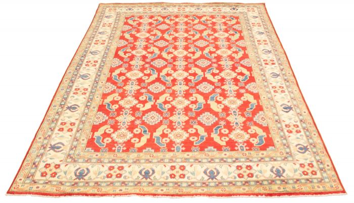 Afghan Finest Ghazni 6'7" x 9'5" Hand-knotted Wool Rug 
