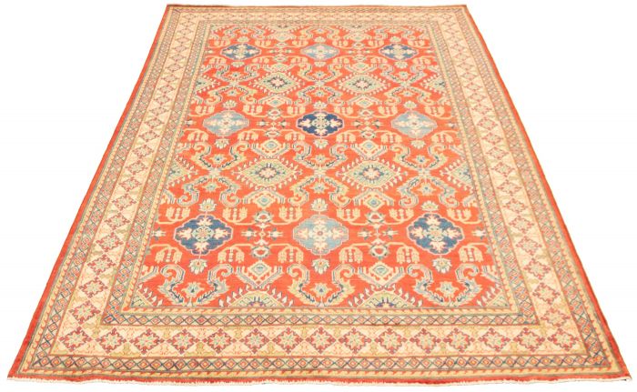 Afghan Finest Ghazni 6'8" x 10'3" Hand-knotted Wool Rug 