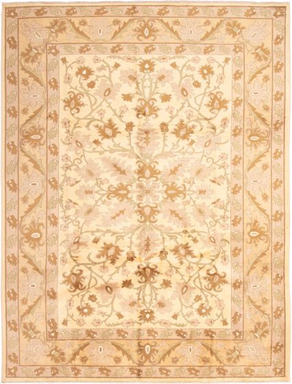 Indian Chobi Twisted 10'1" x 13'6" Hand-knotted Wool Rug 