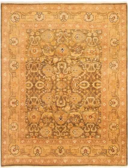 Pakistani Peshawar Oushak 8'0" x 10'4" Hand-knotted Wool Rug 