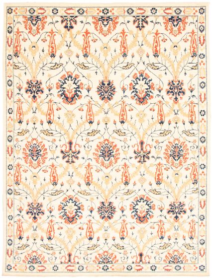 Afghan Aryana 8'11" x 11'11" Hand-knotted Wool Rug 