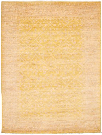 Pakistani 18 Of 20 Pak Finest Oushak 7'10" x 9'6" Hand-knotted Wool Rug 