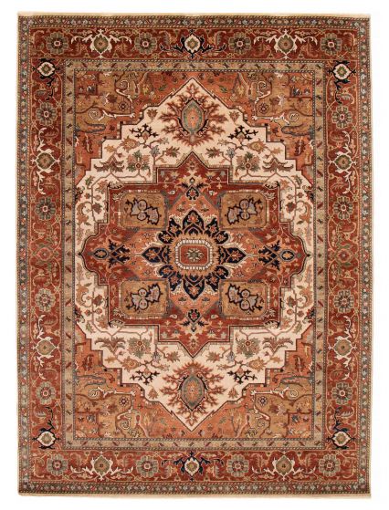 Indian Jules Sultane 8'8" x 11'6" Hand-knotted Wool Rug 