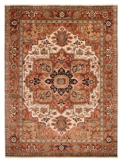 Indian Jules Sultane 8'7" x 11'6" Hand-knotted Wool Rug 