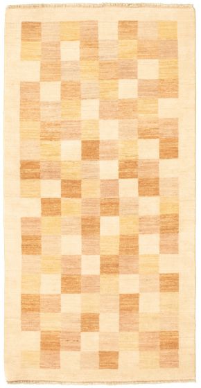 Pakistani Peshawar Ziegler 3'3" x 7'1" Hand-knotted Wool Rug 