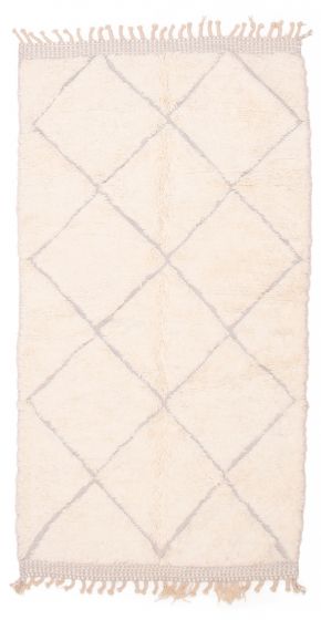 Vintage Moroccan Beni Ourain 5'0" x 9'2" Rug