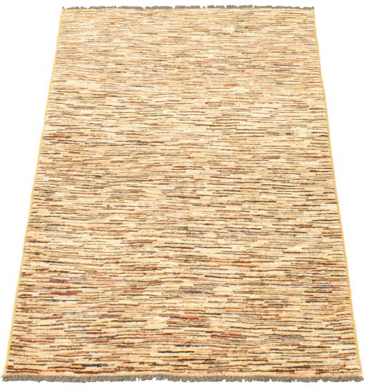 Pakistani Peshawar Ziegler 3'2" x 4'10" Hand-knotted Wool Rug 