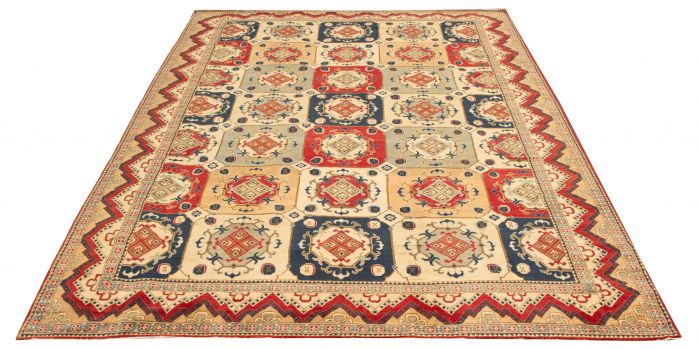 Afghan Finest Ghazni 9'9" x 13'11" Hand-knotted Wool Rug 