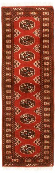 Turkmenistan Turkman 2'0" x 6'4" Hand-knotted Wool Rug 