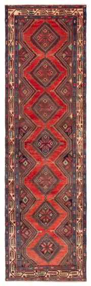 Persian Style 3'2" x 10'7" Hand-knotted Wool Rug 