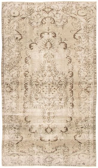 Tapis melis vintage 5'1" x 8'11" en laine